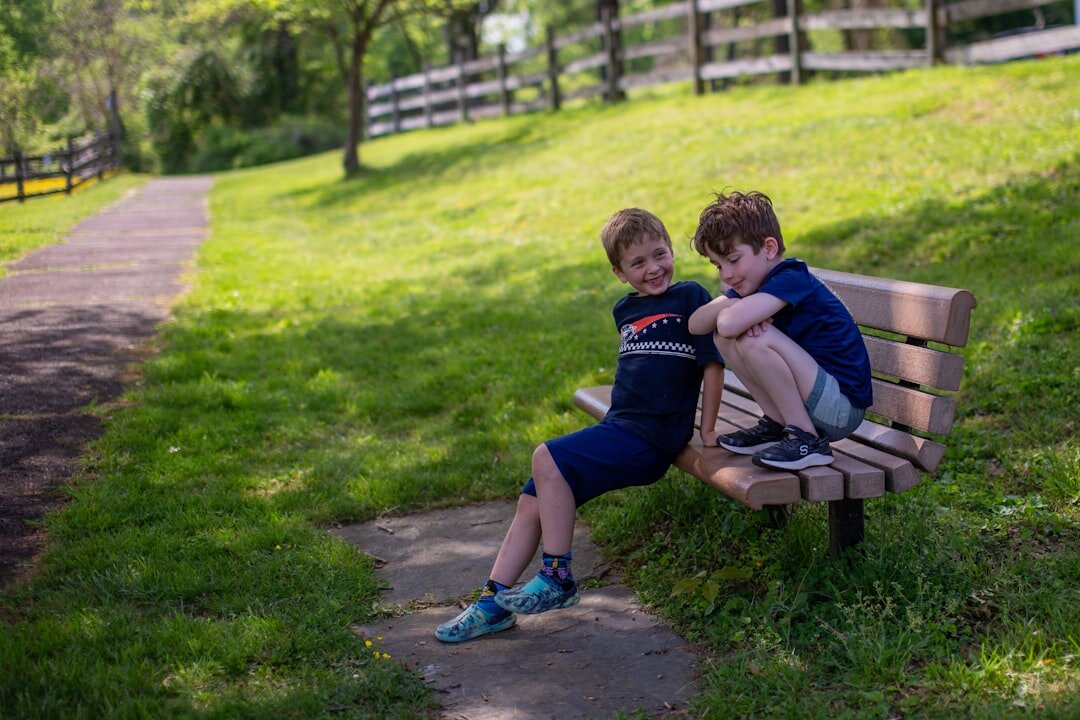 friends chatting outdoors