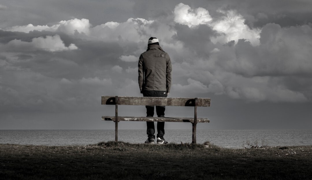 person reflecting alone
