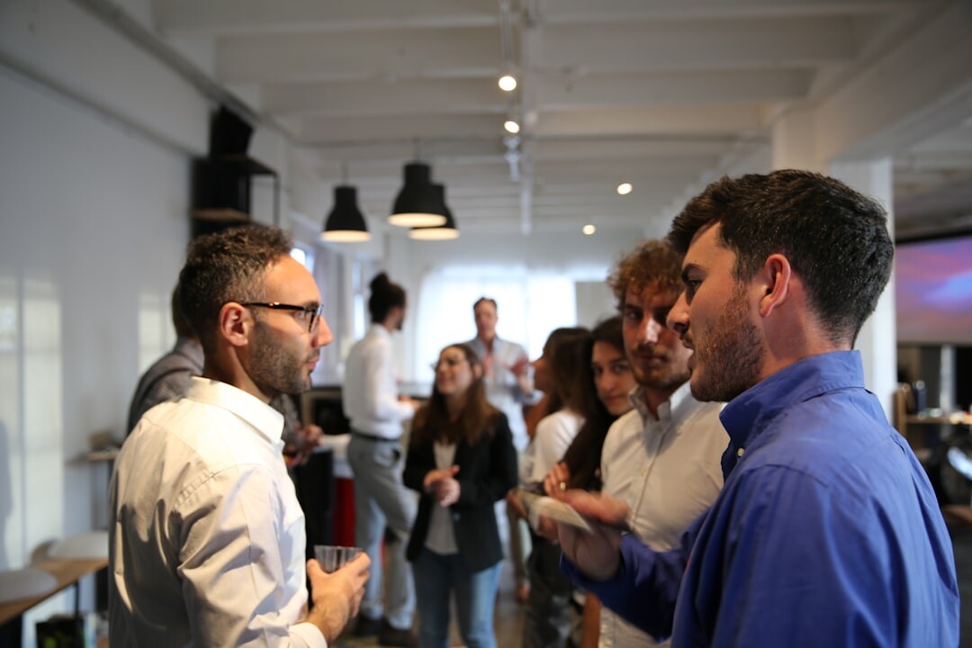 team members sharing ideas