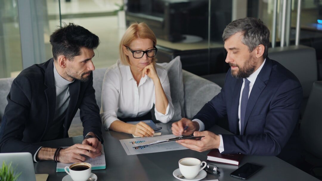 professional meeting with emotions